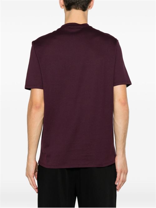 T-shirt uomo Emporio Armani viola in jersey di cotone Pima EMPORIO ARMANI | EM004583AF13669MA117